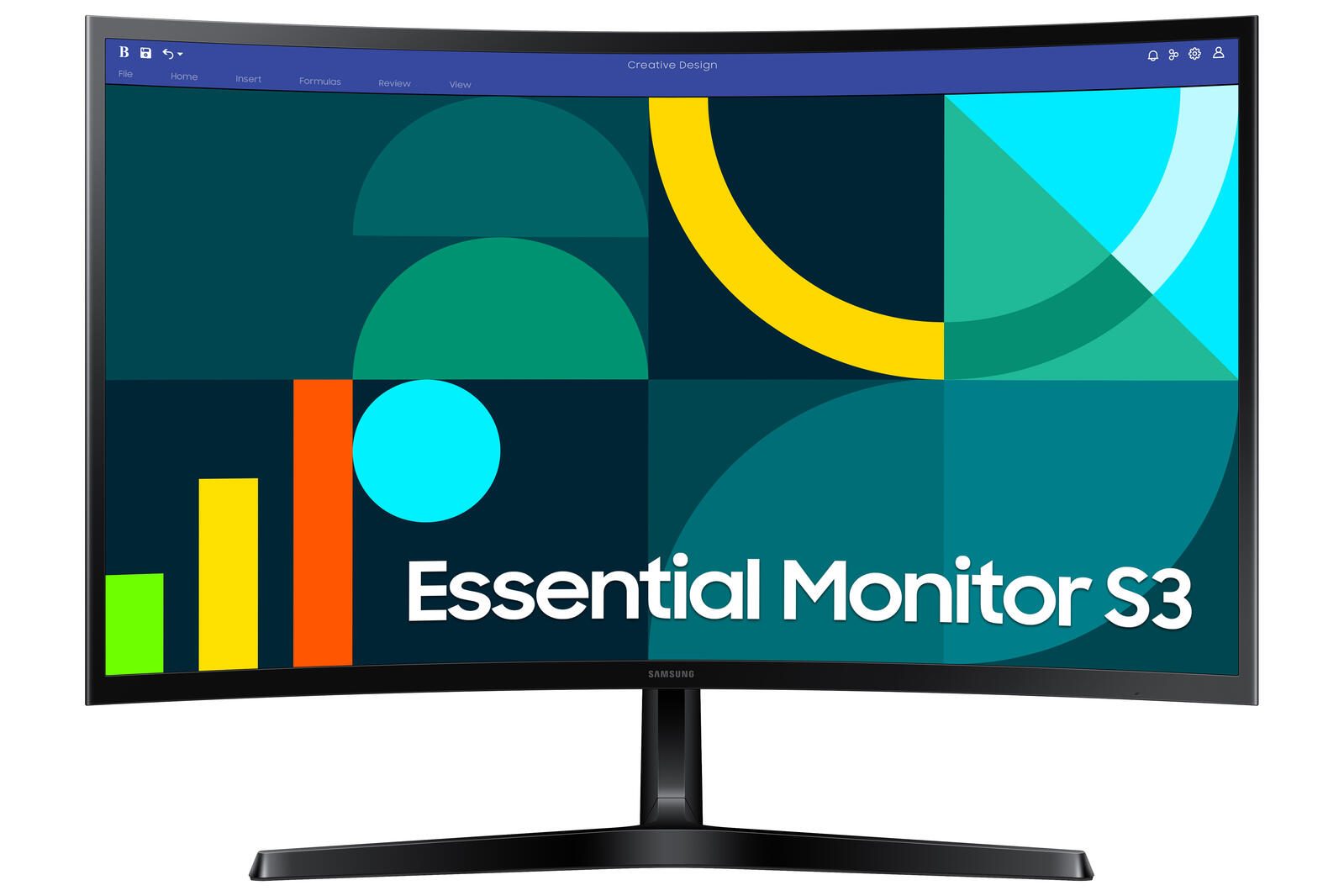 Samsung LS24D366GAUXEN Curved Essential Monitor 61cm (24 Zoll)