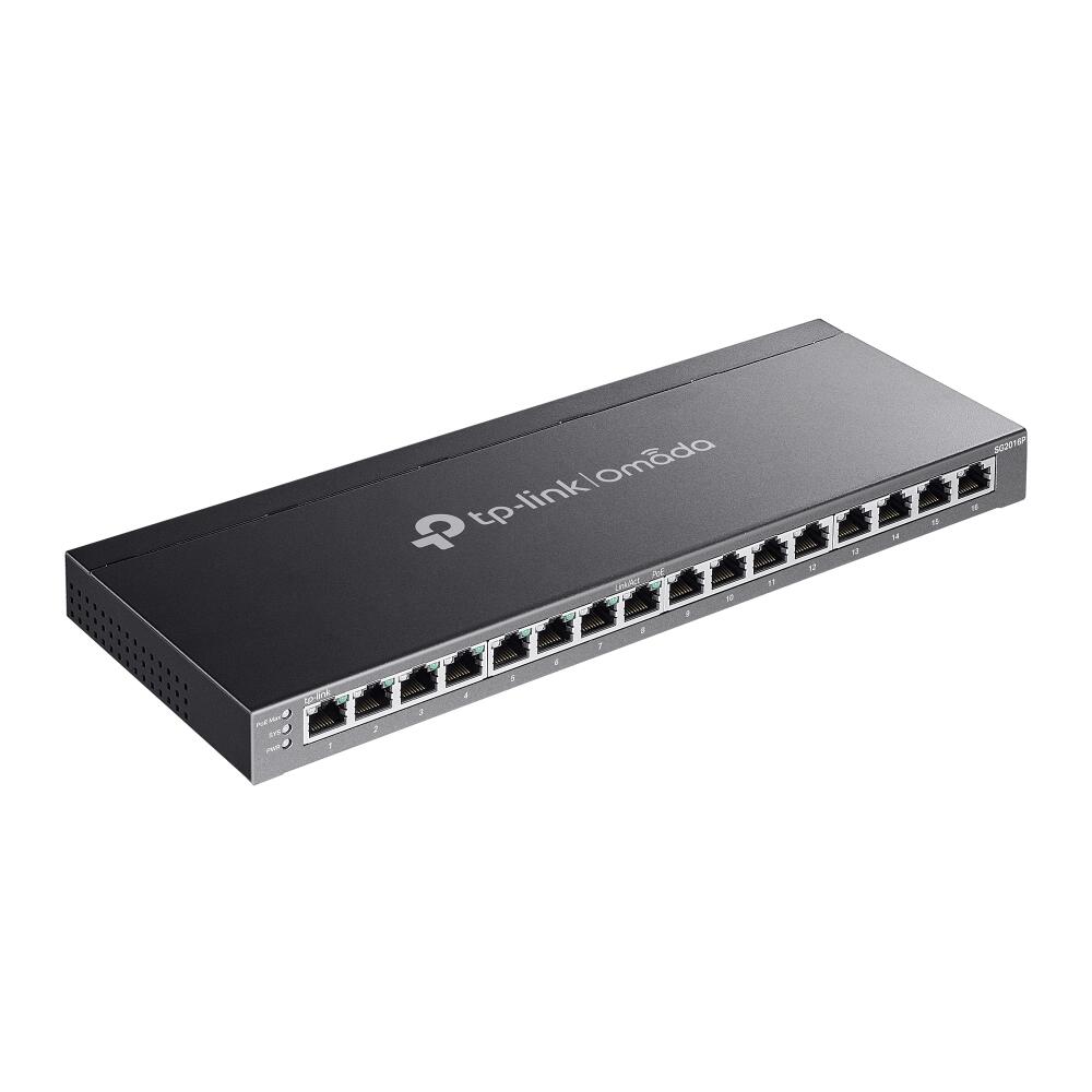 TP-Link Omada SG2016P 16-Port Gigabit Smart Switch mit 8-Port PoE+