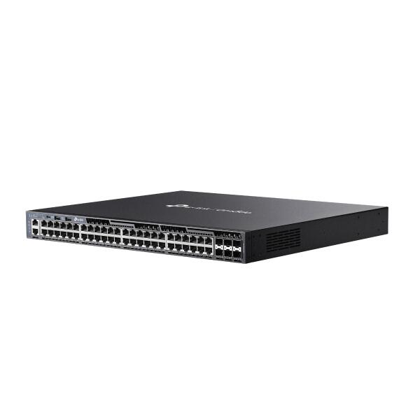 TP-Link Omada SG6654X 48-Port Gigabit Stackable L3 Managed Switch mit 6 10G-Steckplätzen