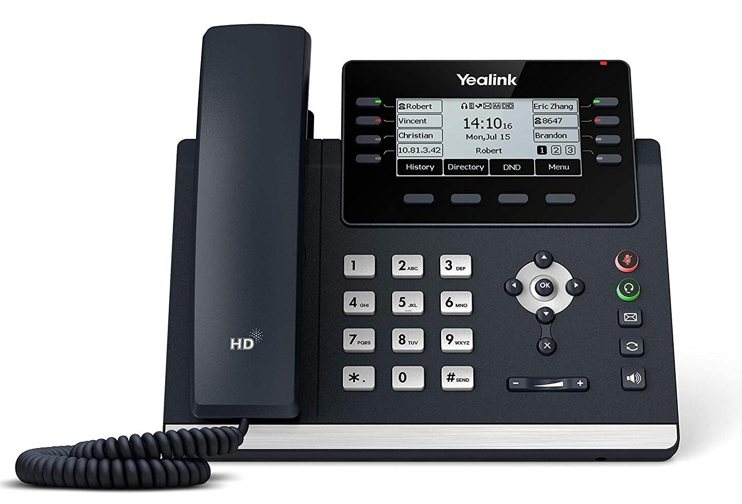Yealink SIP-T43U - VoIP-Telefon mit Rufnummernanzeige