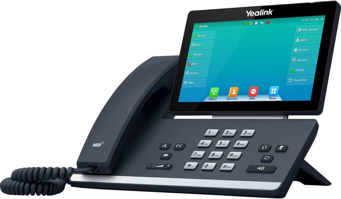 Yealink SIP-T57W - VoIP-Telefon mit Bluetooth-Schnittstelle mit Rufnummernanzeige
