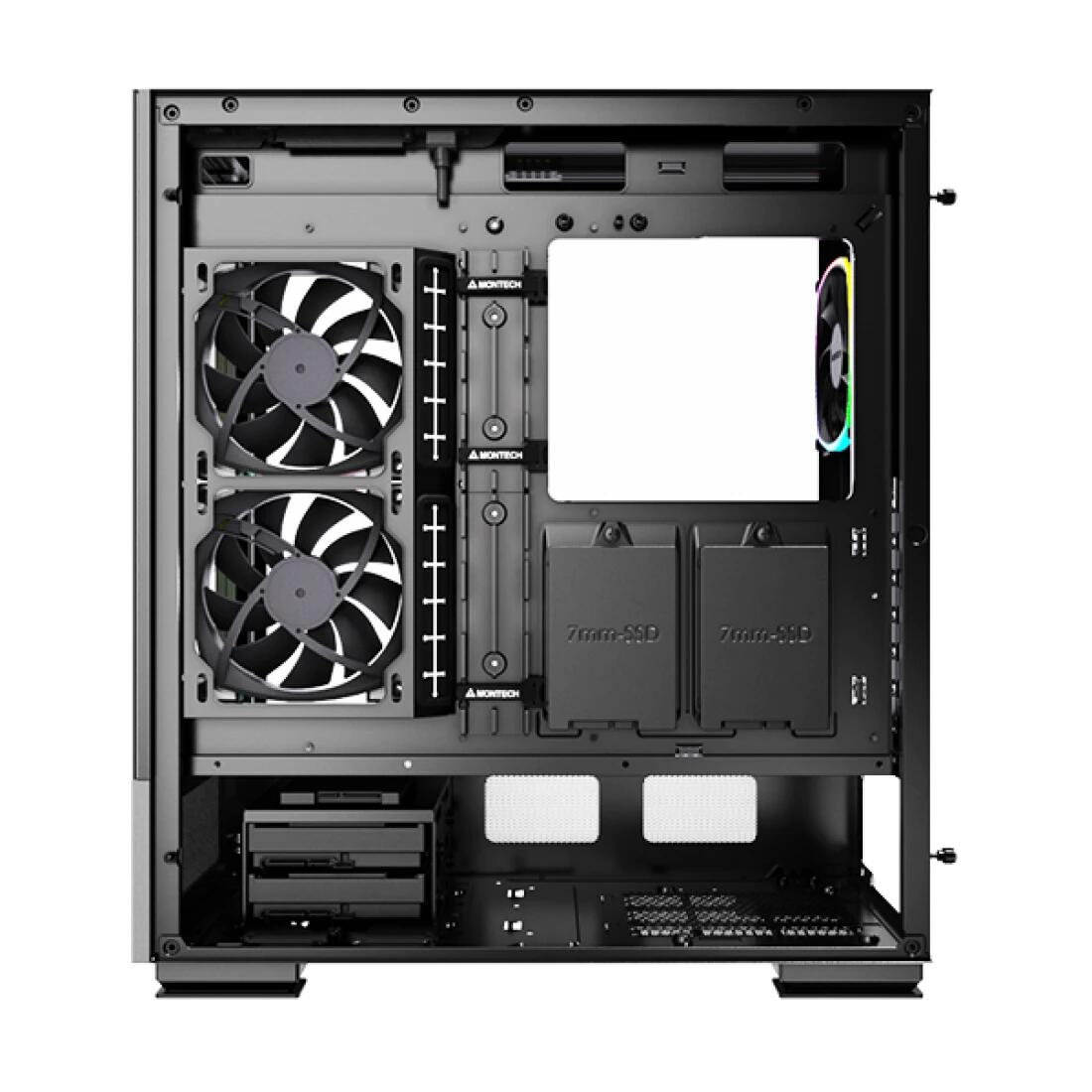 Montech PC Gehäuse Sky Two Midi-Tower Schwarz