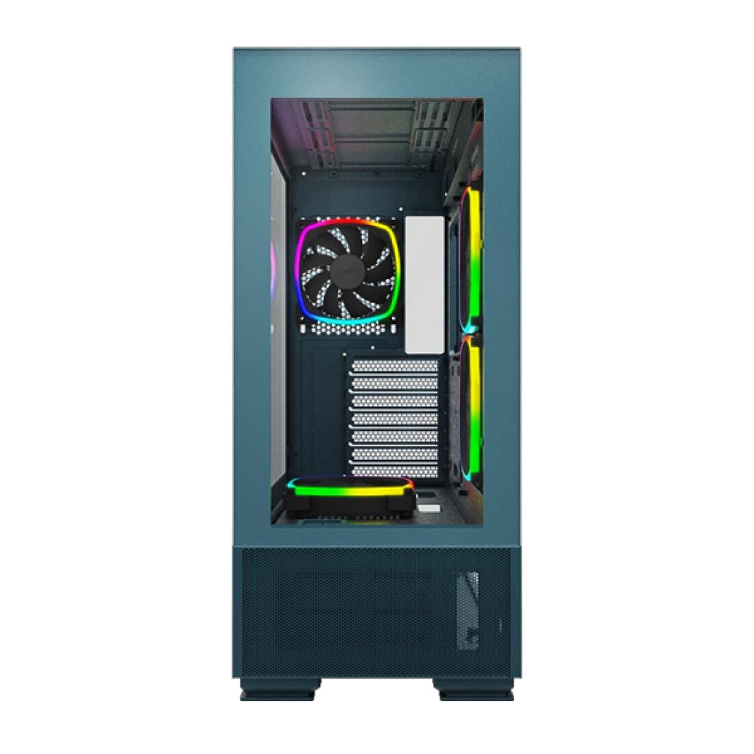 Montech PC Gehäuse Sky Two Midi-Tower Blau