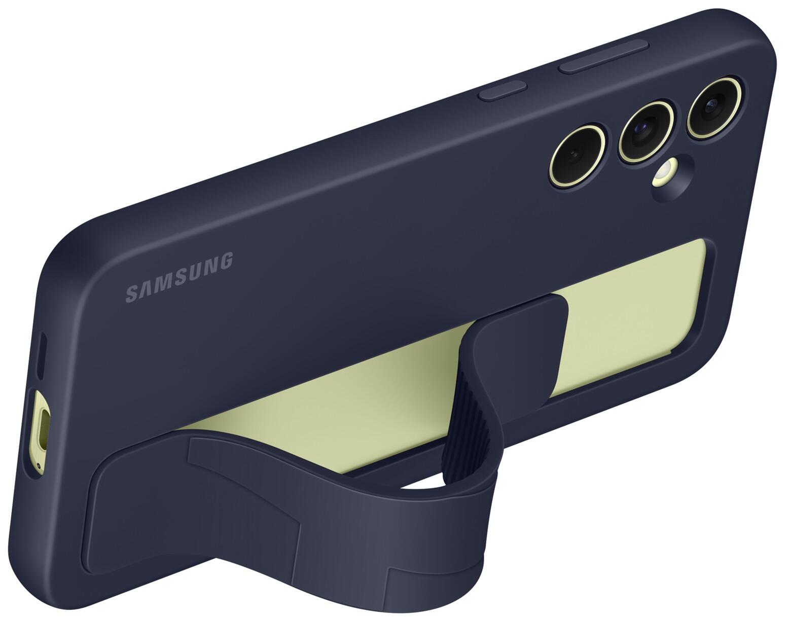 Samsung Standing Grip Case EF-GA556 für das Galaxy A55 5G (blauschwarz)