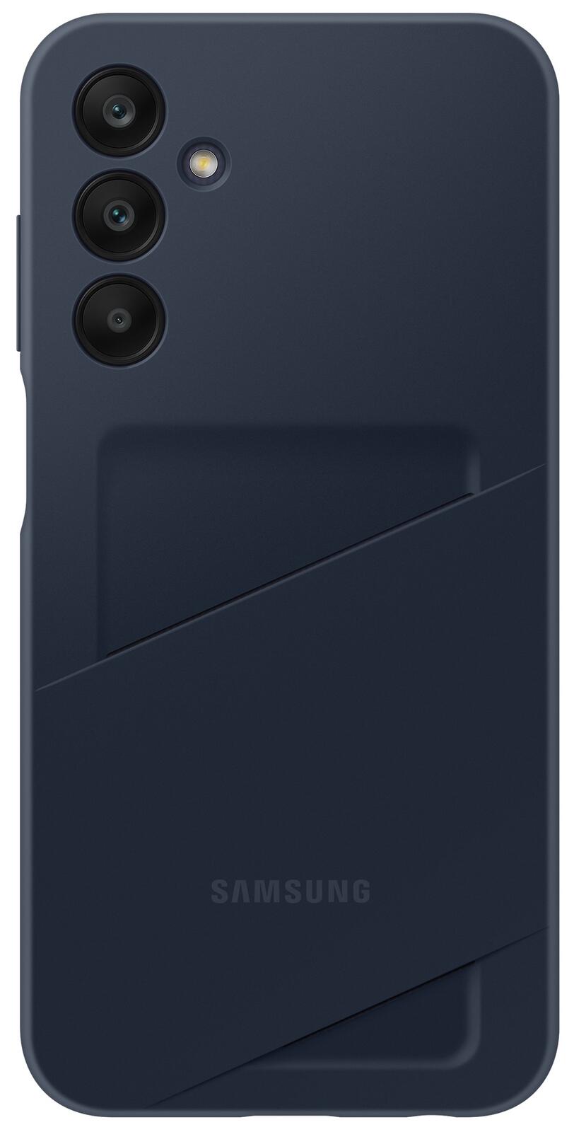 Samsung Card Slot Case EF-OA256 für das Galaxy A25 5G (blau-schwarz)