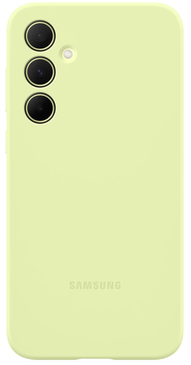 Samsung Silicone Case EF-PA356 für das Galaxy A35 5G (gelbgrün)