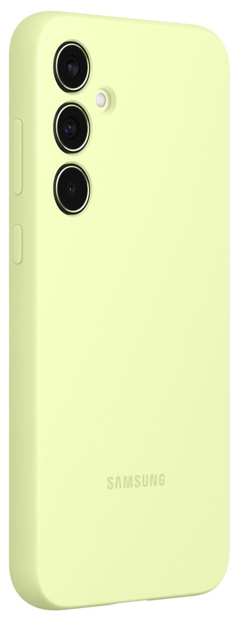 Samsung Silicone Case EF-PA356 für das Galaxy A35 5G (gelbgrün)