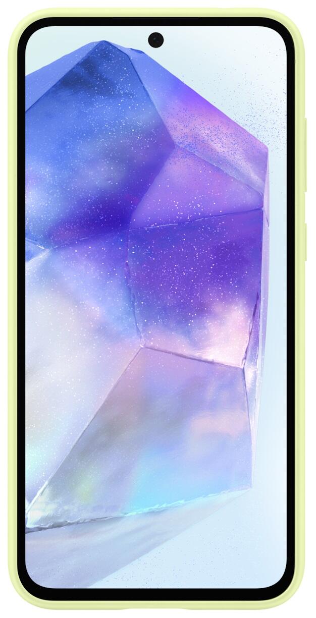 Samsung Silicone Case für das Galaxy A55 5G (gelbgrün)