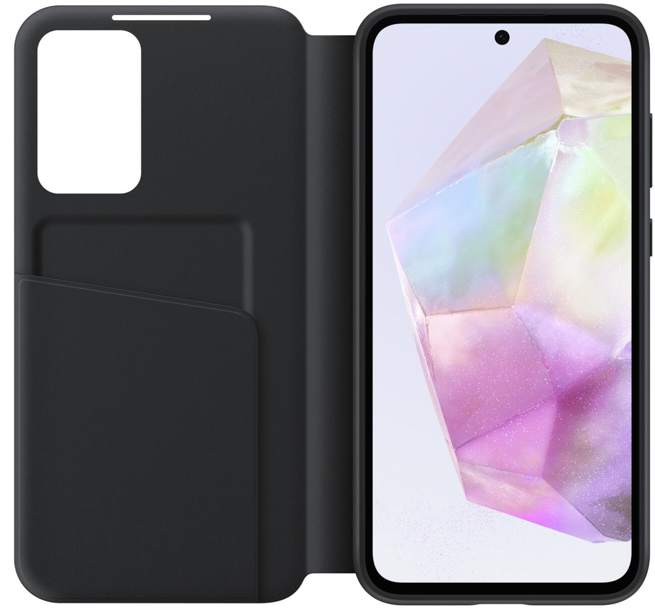 Samsung Smart View Wallet Case EF-ZA356 für das Galaxy A35 5G (schwarz)