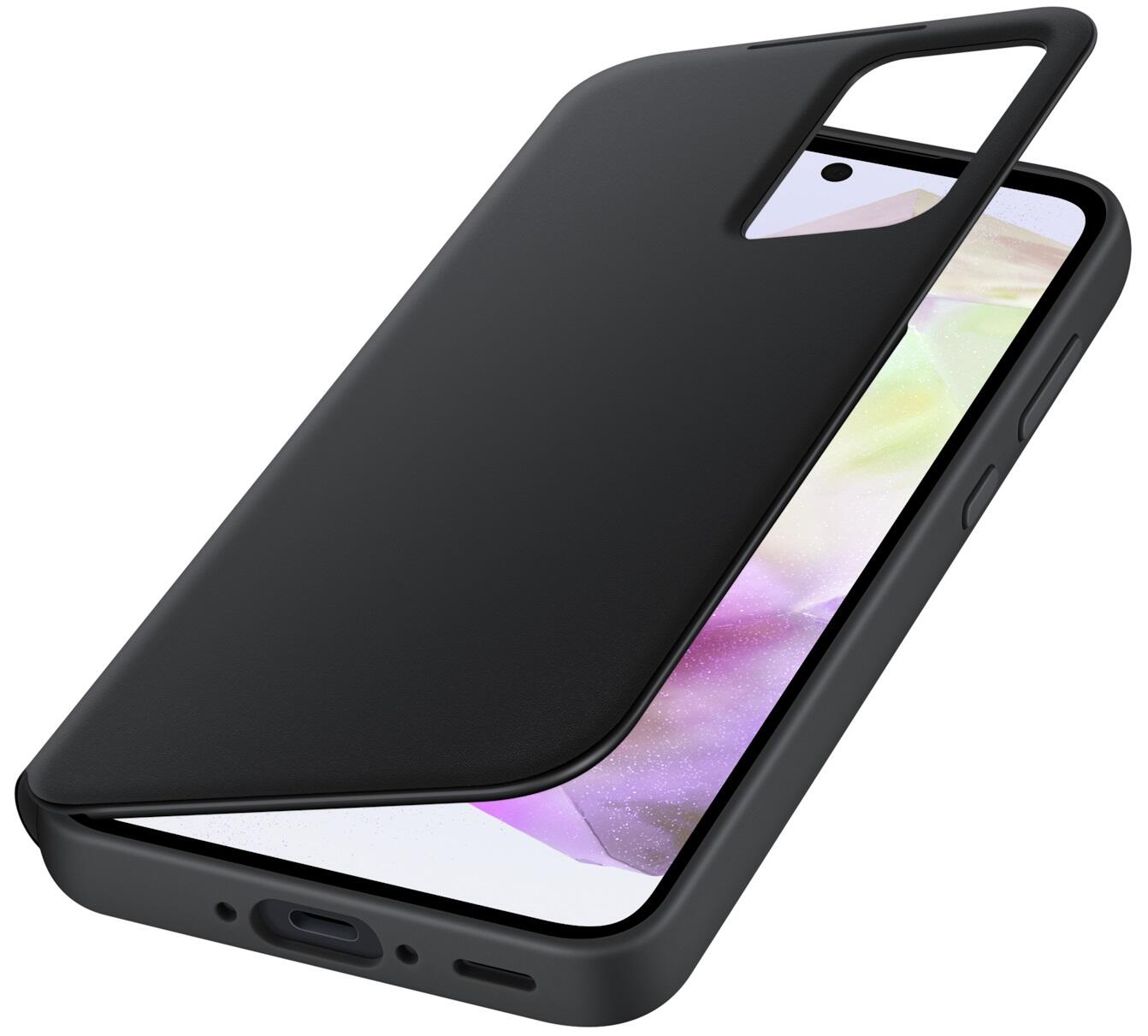 Samsung Smart View Wallet Case EF-ZA356 für das Galaxy A35 5G (schwarz)