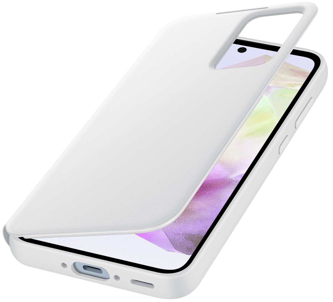 Samsung Smart View Wallet Case EF-ZA356 für das Galaxy A35 5G (weiß)