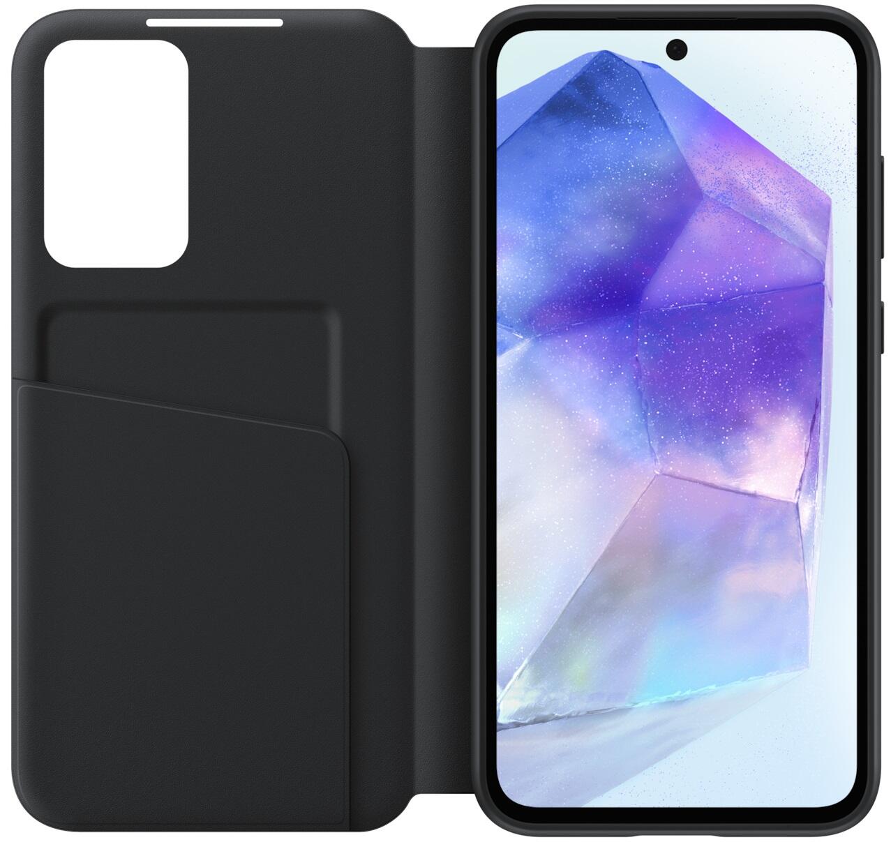 Samsung Smart View Wallet Case für das Galaxy A55 5G (schwarz)