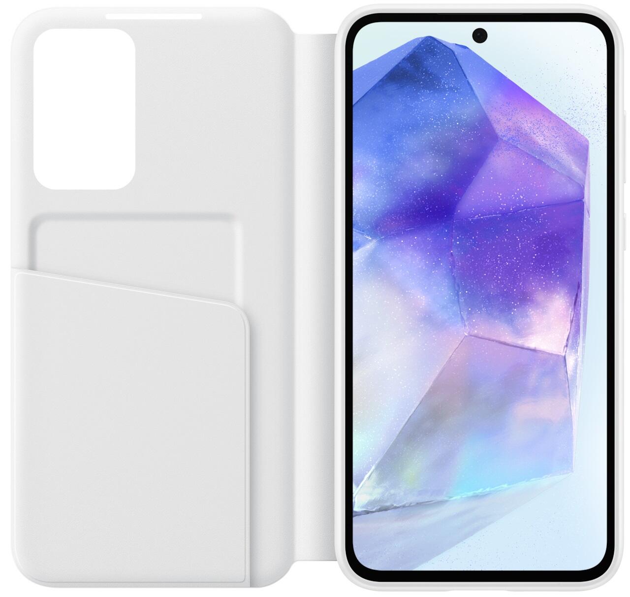 Samsung Smart View Wallet Case für das Galaxy A55 5G (weiß)