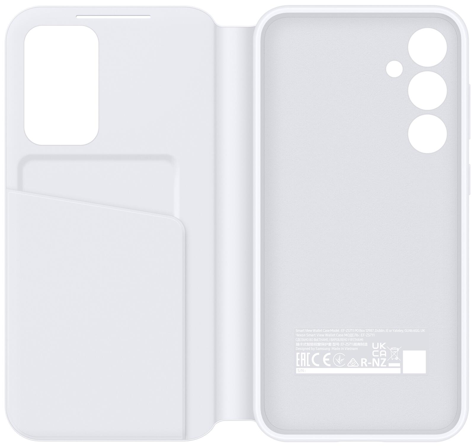 Samsung Smart View Wallet Case EF-ZS711 für das Galaxy S23 FE (weiß)
