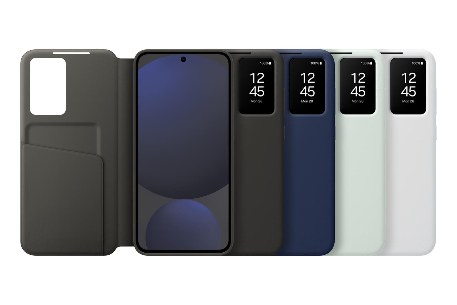 Samsung Smart View Wallet Case für das Galaxy S24 FE (Black)