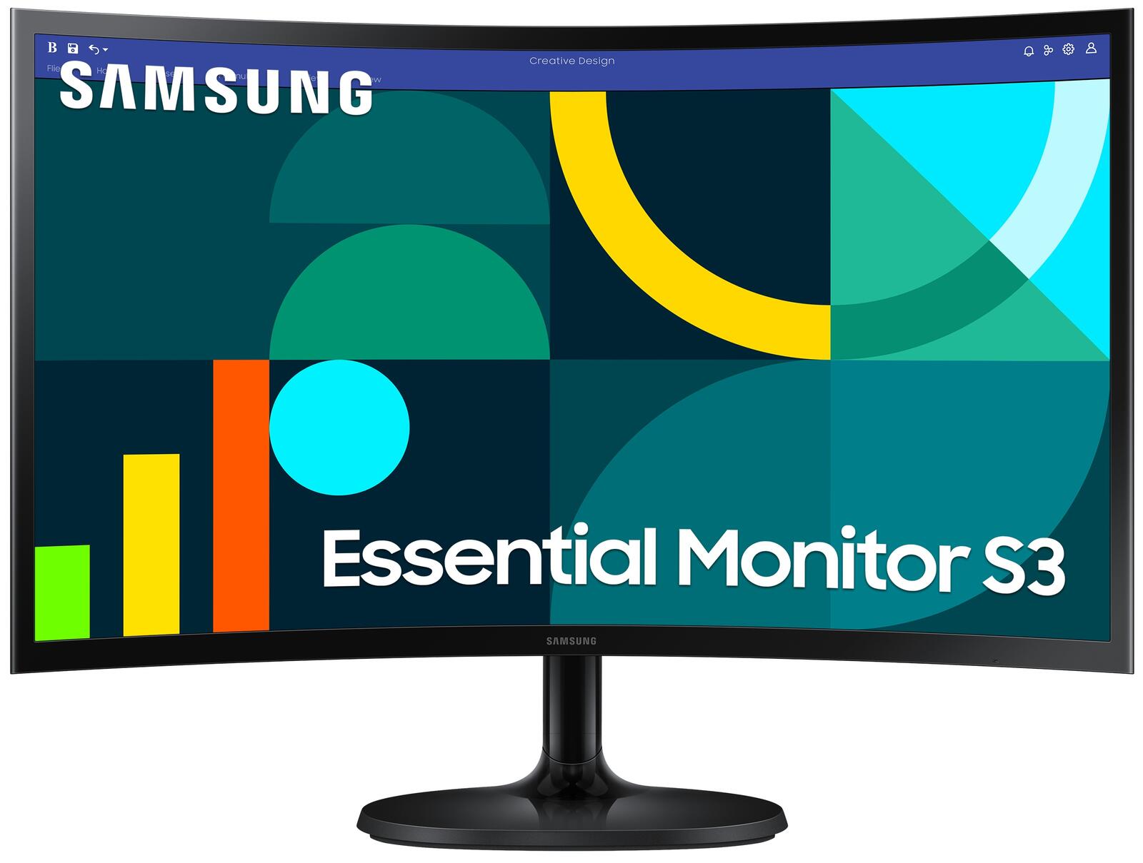 Samsung S24D364GAU Curved Essential Monitor 61,0 cm (24 Zoll)