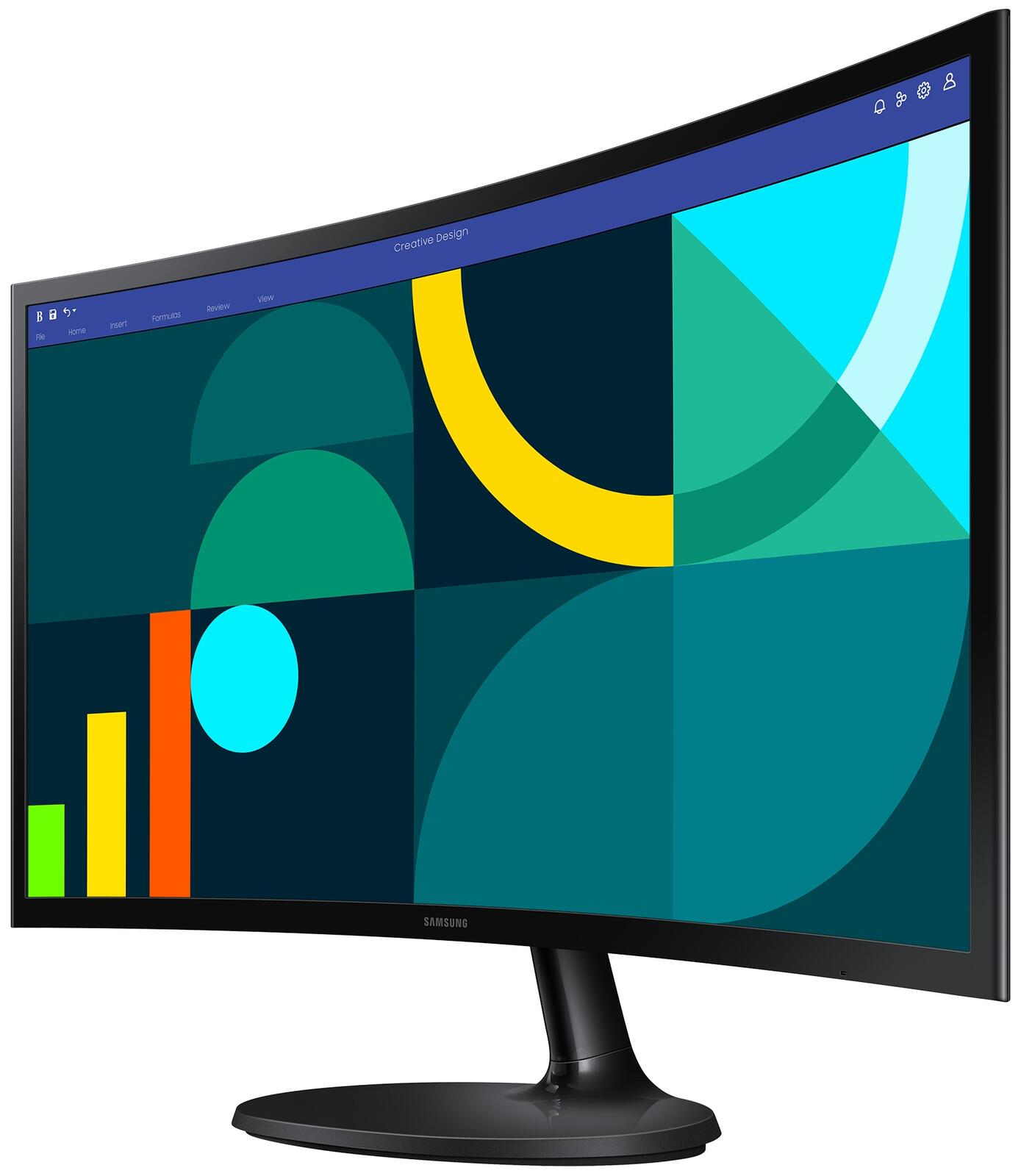 B-WARE Samsung S24D364GAU Curved Essential Monitor 61,0 cm (24 Zoll)