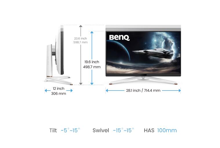 BenQ Mobiuz EX321UX Gaming Monitor 80cm (31,5 Zoll)