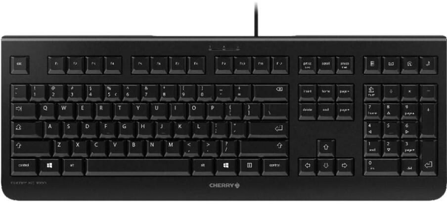 CHERRY KC 1000 - Tastatur - Englisch - US - Schwarz