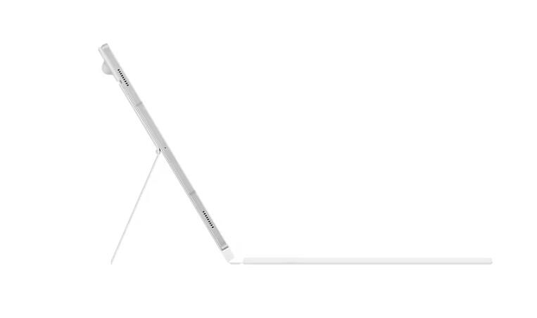 B-WARE Samsung Book Cover Keyboard EF-DX825 für das Galaxy Tab S10+, S9+, S9 FE+ (White)