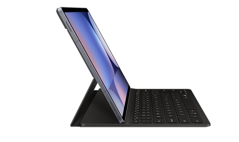 B-WARE Samsung Book Cover Keyboard Slim EF-DX820 für das Galaxy Tab S10+, S9+, S9 FE+ (Black)