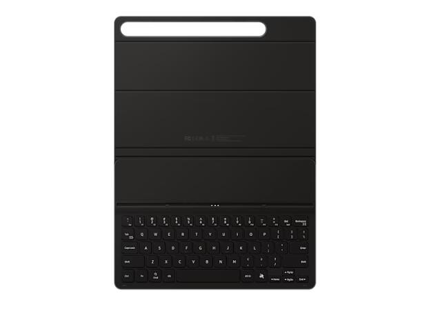 B-WARE Samsung Book Cover Keyboard Slim EF-DX720 für das Galaxy Tab S9, S9 FE (Black)
