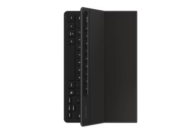 B-WARE Samsung Book Cover Keyboard Slim EF-DX720 für das Galaxy Tab S9, S9 FE (Black)