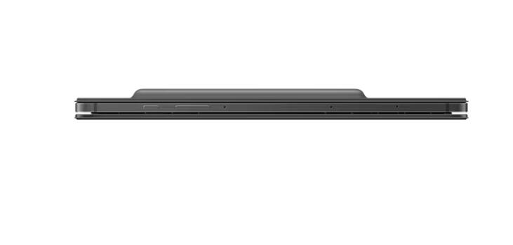 B-WARE Samsung Book Cover Keyboard Slim EF-DX720 für das Galaxy Tab S9, S9 FE (Black)