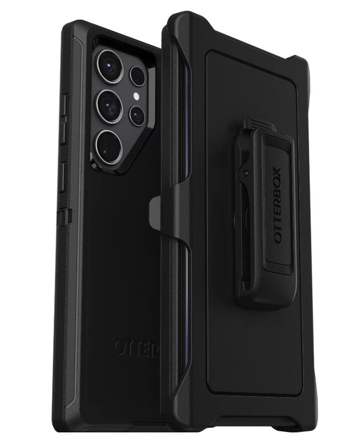 OtterBox Defender Series Schutzhülle für Samsung Galaxy S23 Ultra (Schwarz) - Bulk/ProPack