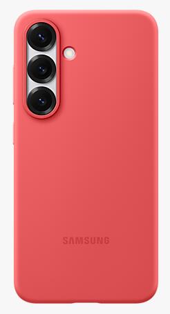 Samsung Silicone Case für Galaxy S25 (Rot)