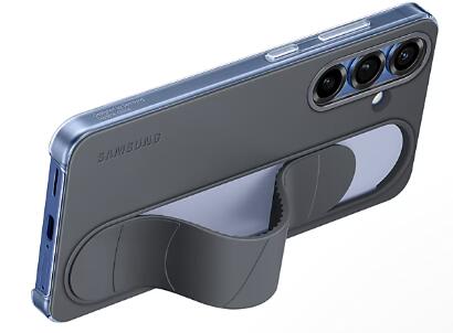 B-WARE Samsung Standing Grip Case für Galaxy S25 (Schwarz)