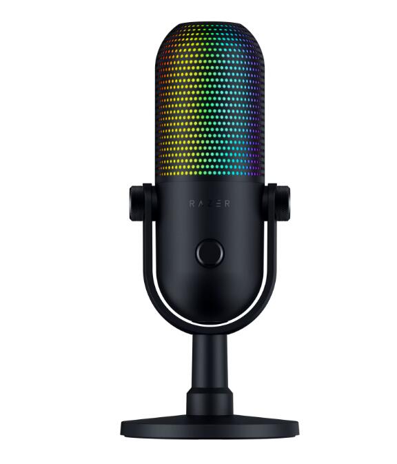 Razer Seiren V3 Chroma RGB-USB-Mikrofon mit Tap-to-Mute, schwarz