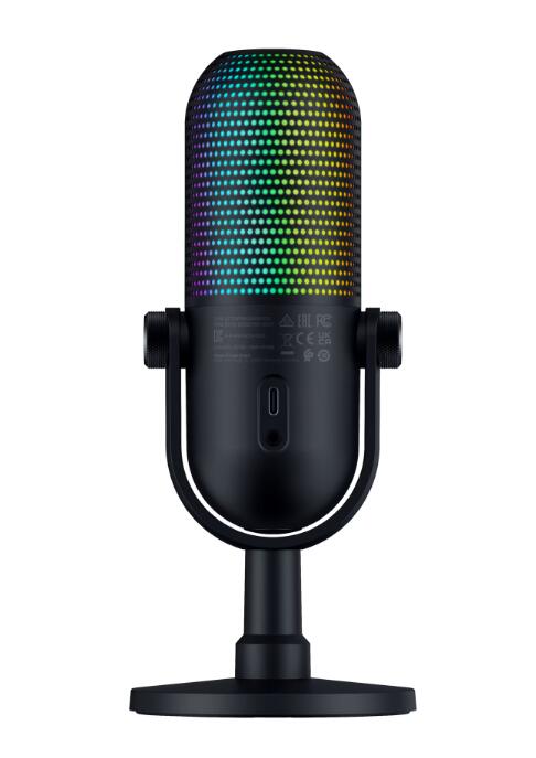 Razer Seiren V3 Chroma RGB-USB-Mikrofon mit Tap-to-Mute, schwarz