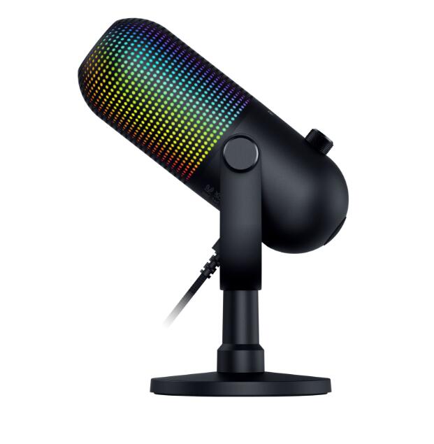Razer Seiren V3 Chroma RGB-USB-Mikrofon mit Tap-to-Mute, schwarz