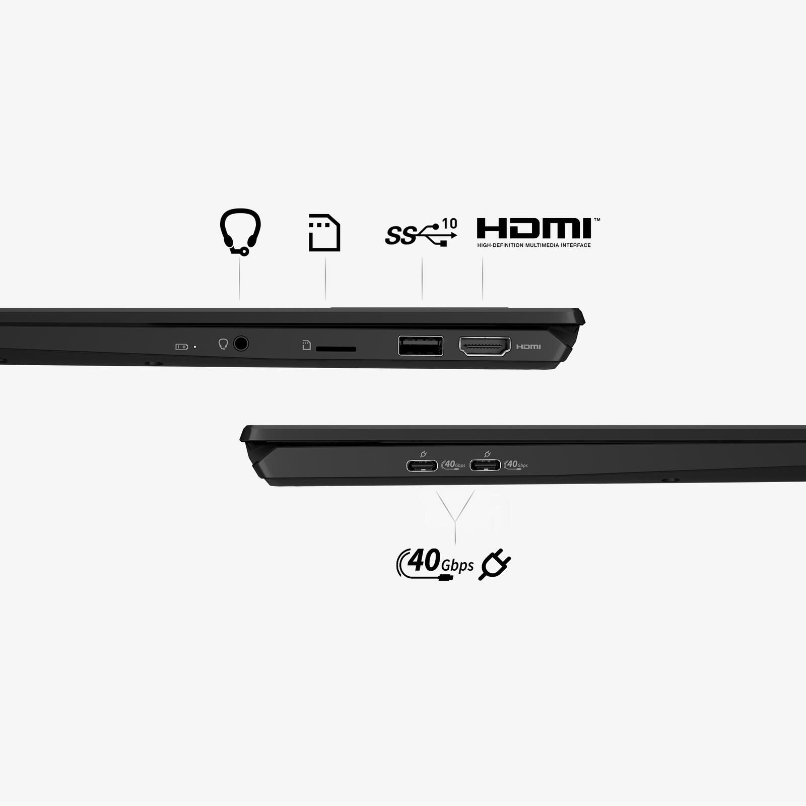 MSI Summit A16 Al+A3HMTG-035 Convertible Notebook 40,7 cm (16')