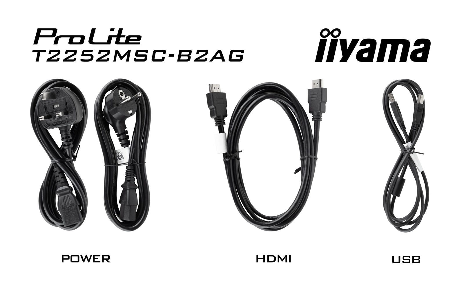 iiyama ProLite T2252MSC-B2AG PCAP 10-Punkt Multi-Touch-Monitor 54.5 cm (21.5')