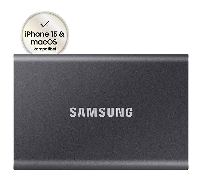 Samsung Portable SSD T7 - 4 TB in Grau