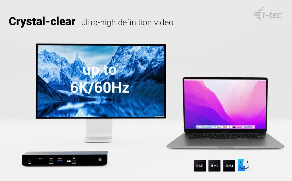 i-Tec Thunderbolt4 Triple Display Docking Station + Power Delivery 96W