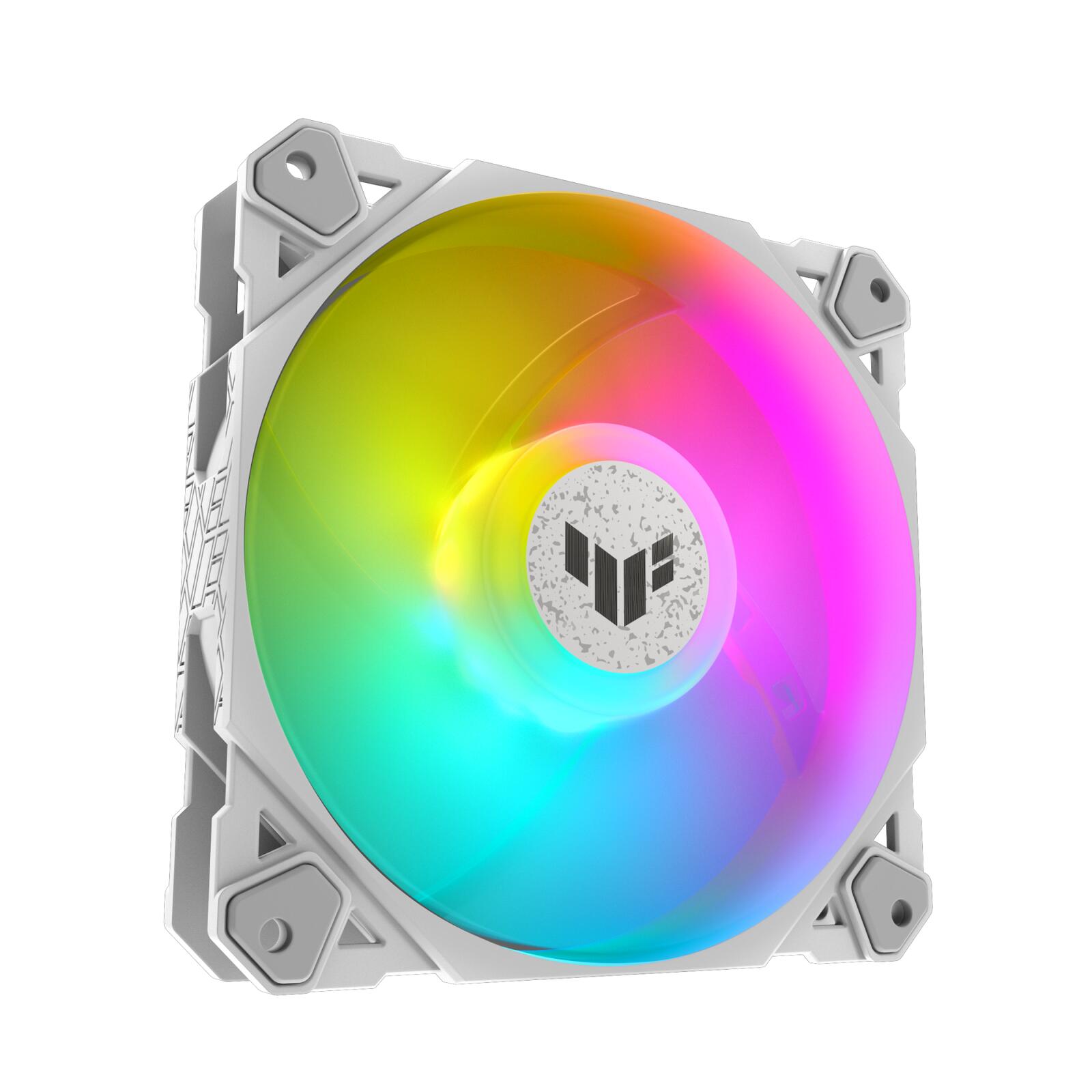 ASUS TUF Gaming TF120 ARGB-Gehäuselüfter 1 Stück, weiß