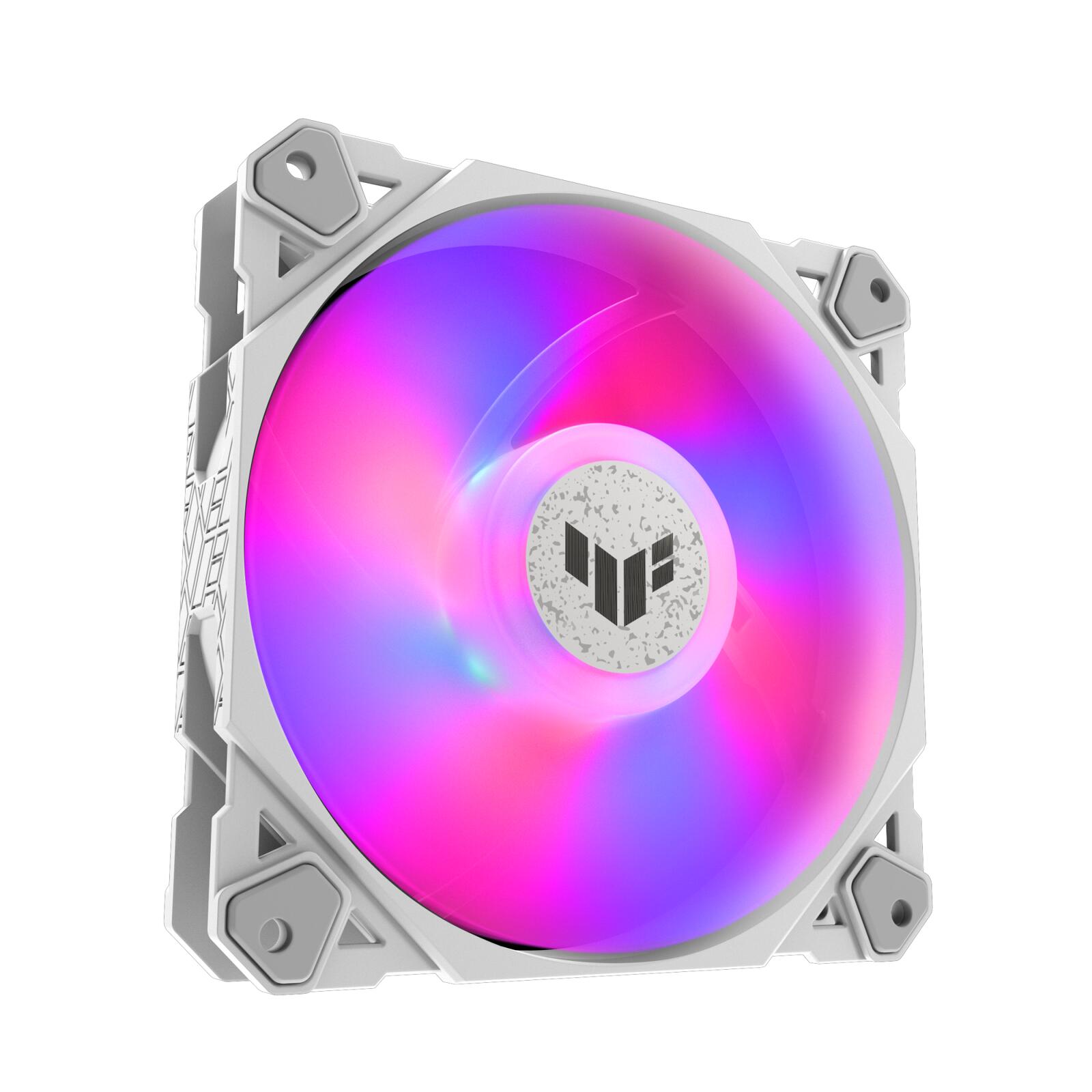 ASUS TUF Gaming TF120 ARGB-Gehäuselüfter 1 Stück, weiß