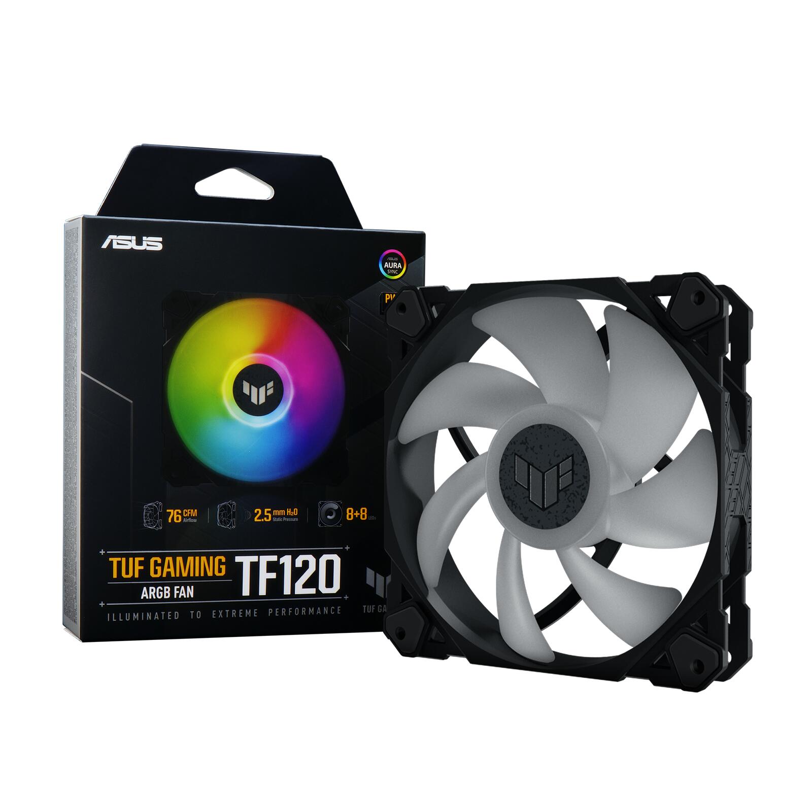 ASUS TUF Gaming TF120 ARGB-Gehäuselüfter 1 Stück