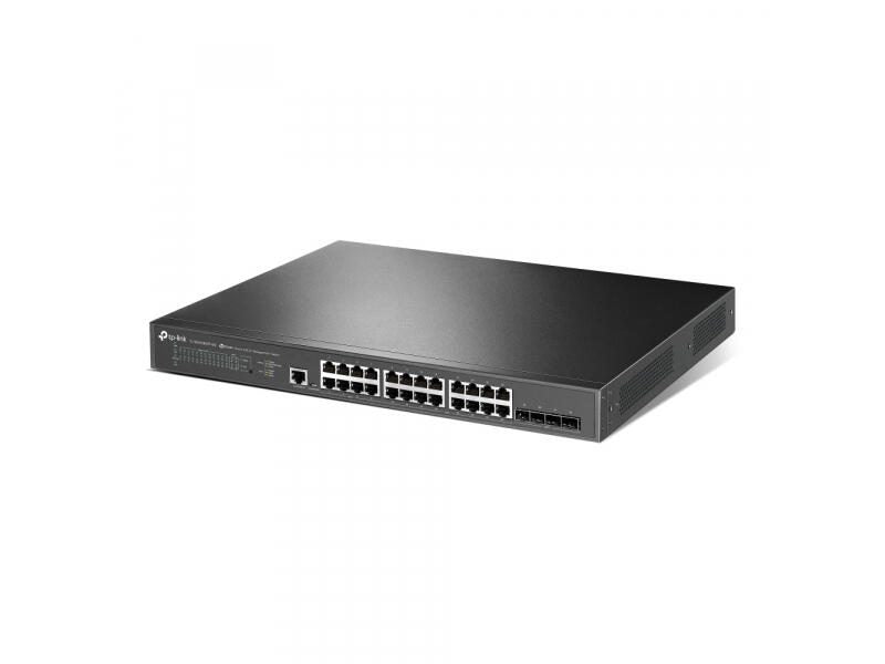 TP-Link Omada JetStream 24P Switch L2+ managed 16 x 10/100/1000/2.5G (PoE+) + 8 x 10/100/1000/2500 (PoE++) + 4 x 10 Gig