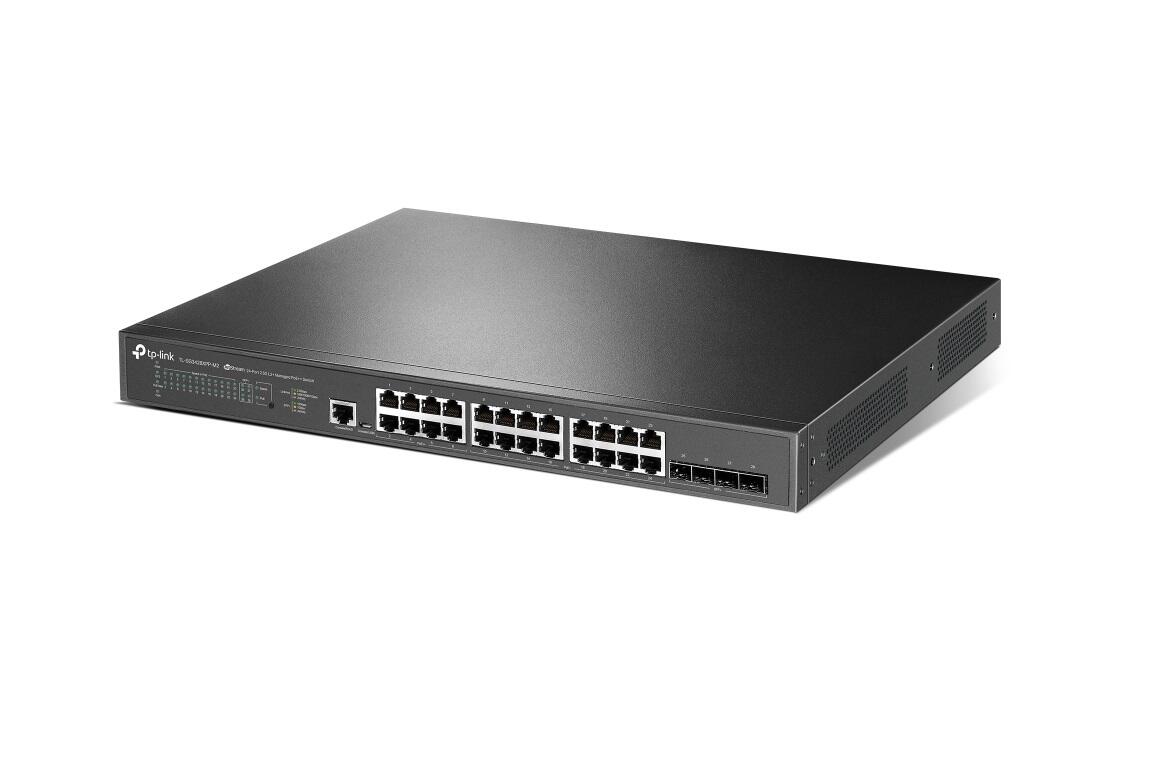 TP-Link Omada JetStream 24P Switch L2+ managed 16 x 10/100/1000/2.5G (PoE+) + 8 x 10/100/1000/2500 (PoE++) + 4 x 10 Gig
