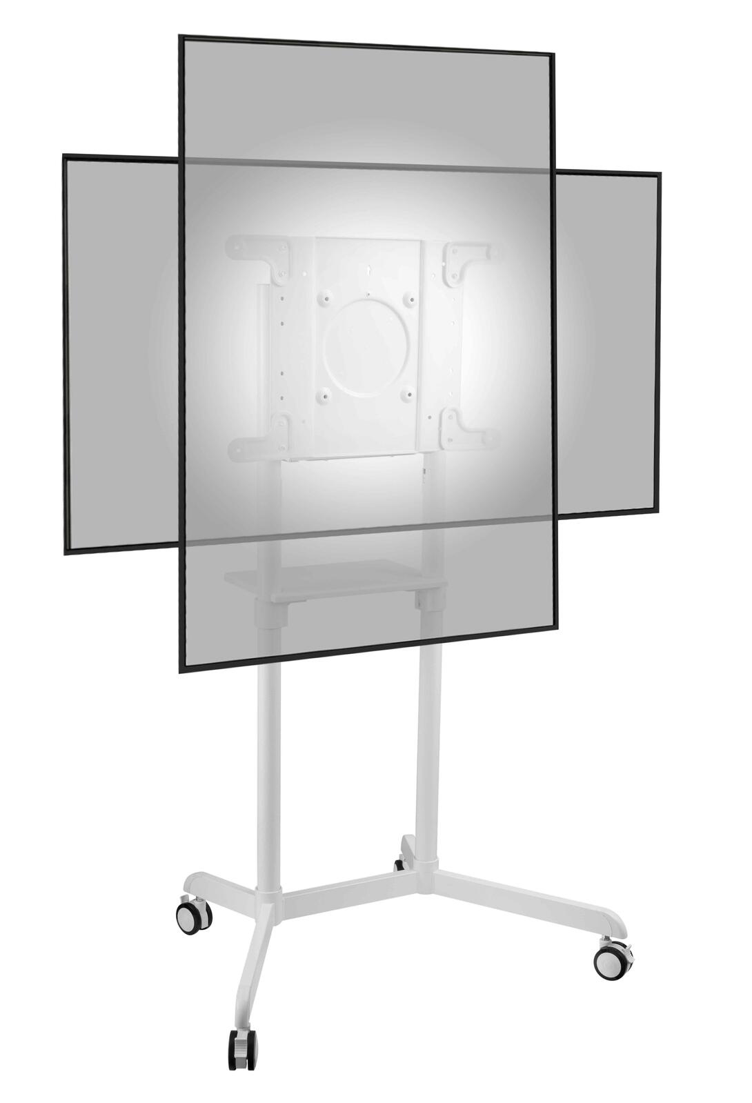 Samsung Flip Pro WM65B Flipchart 165 cm 65 Zoll + Peerless TRVT-FLIP2 mobiler Rollwagen