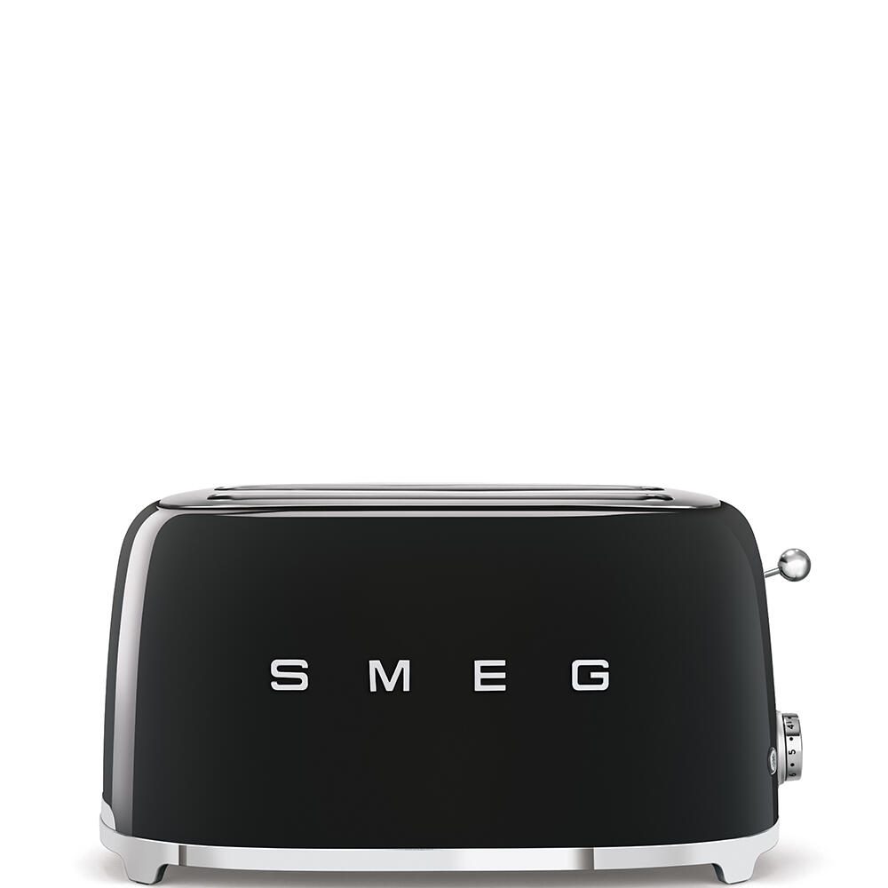 SMEG Toaster 2-Schlitz lang 50's Style TSF02BLEU, schwarz
