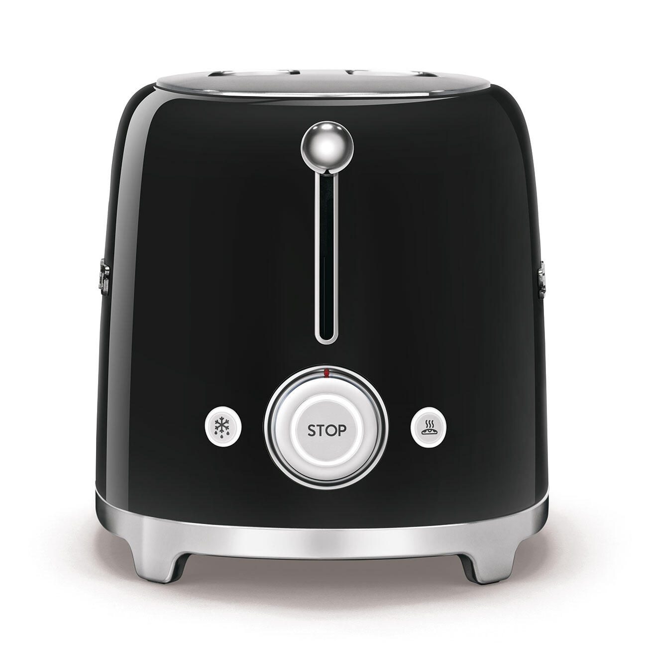SMEG Toaster 2-Schlitz lang 50's Style TSF02BLEU, schwarz