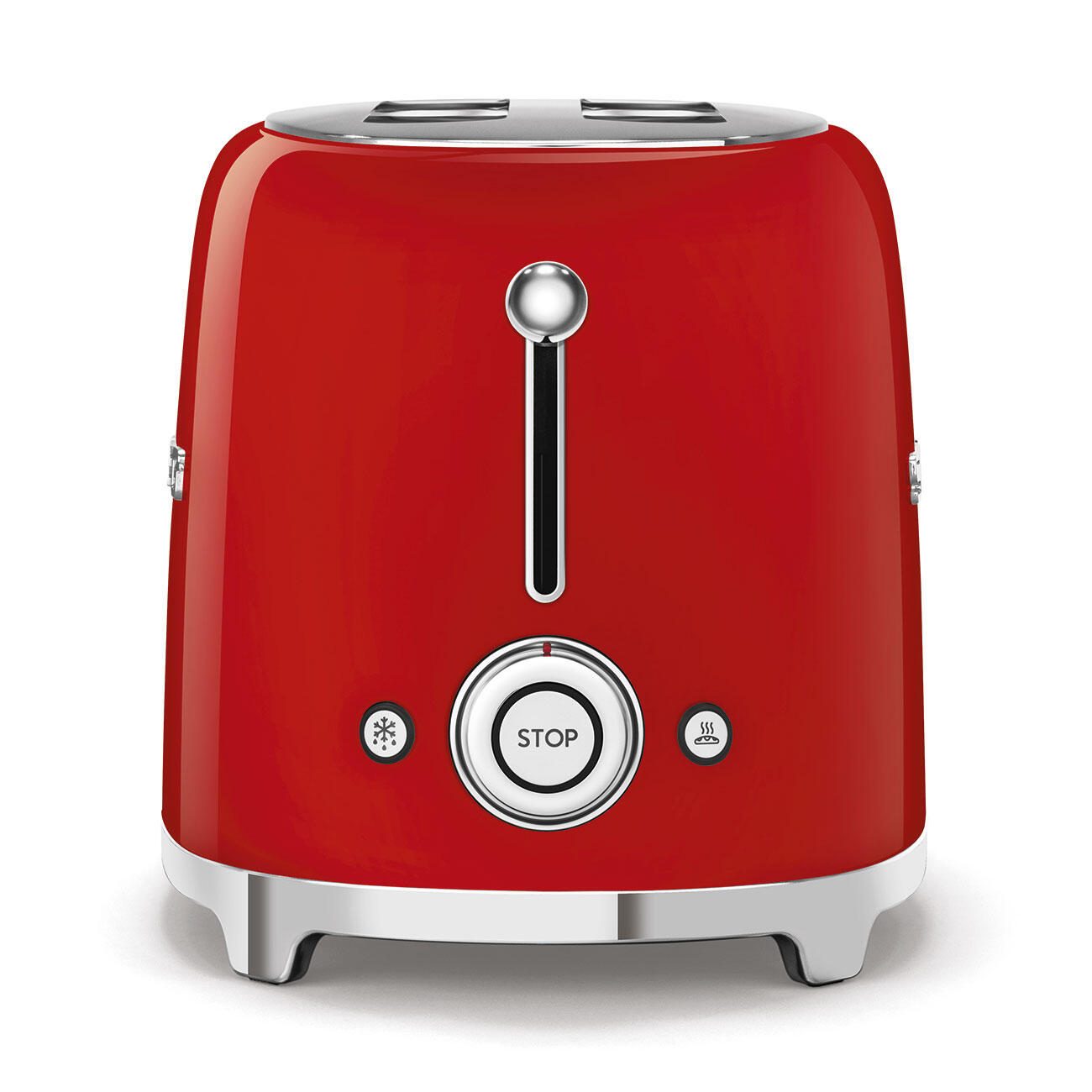 SMEG Toaster 2-Schlitz lang 50's Style TSF02RDEU, Rot