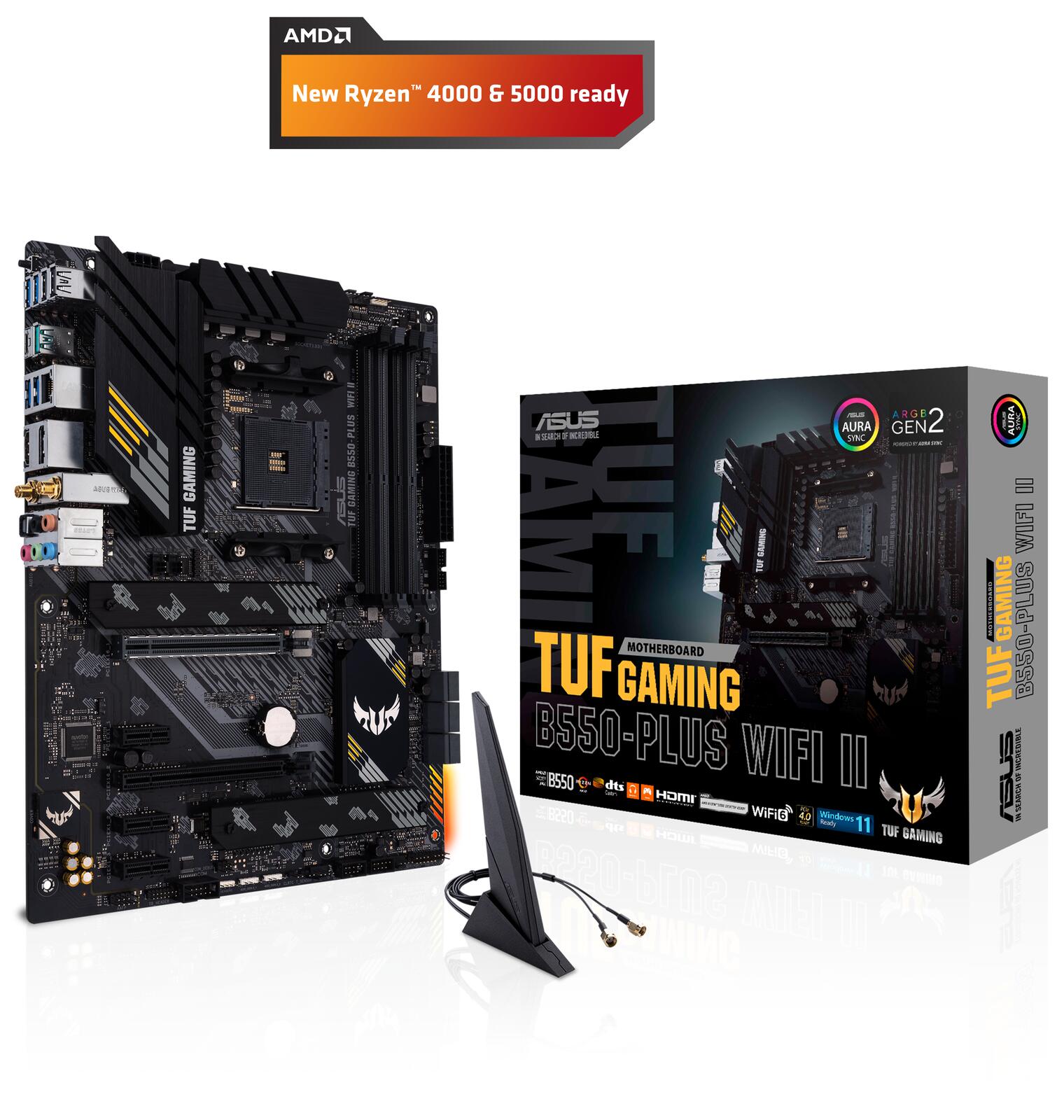 ASUS TUF B550M-Plus WIFI II Gaming Mainboard Sockel AM4