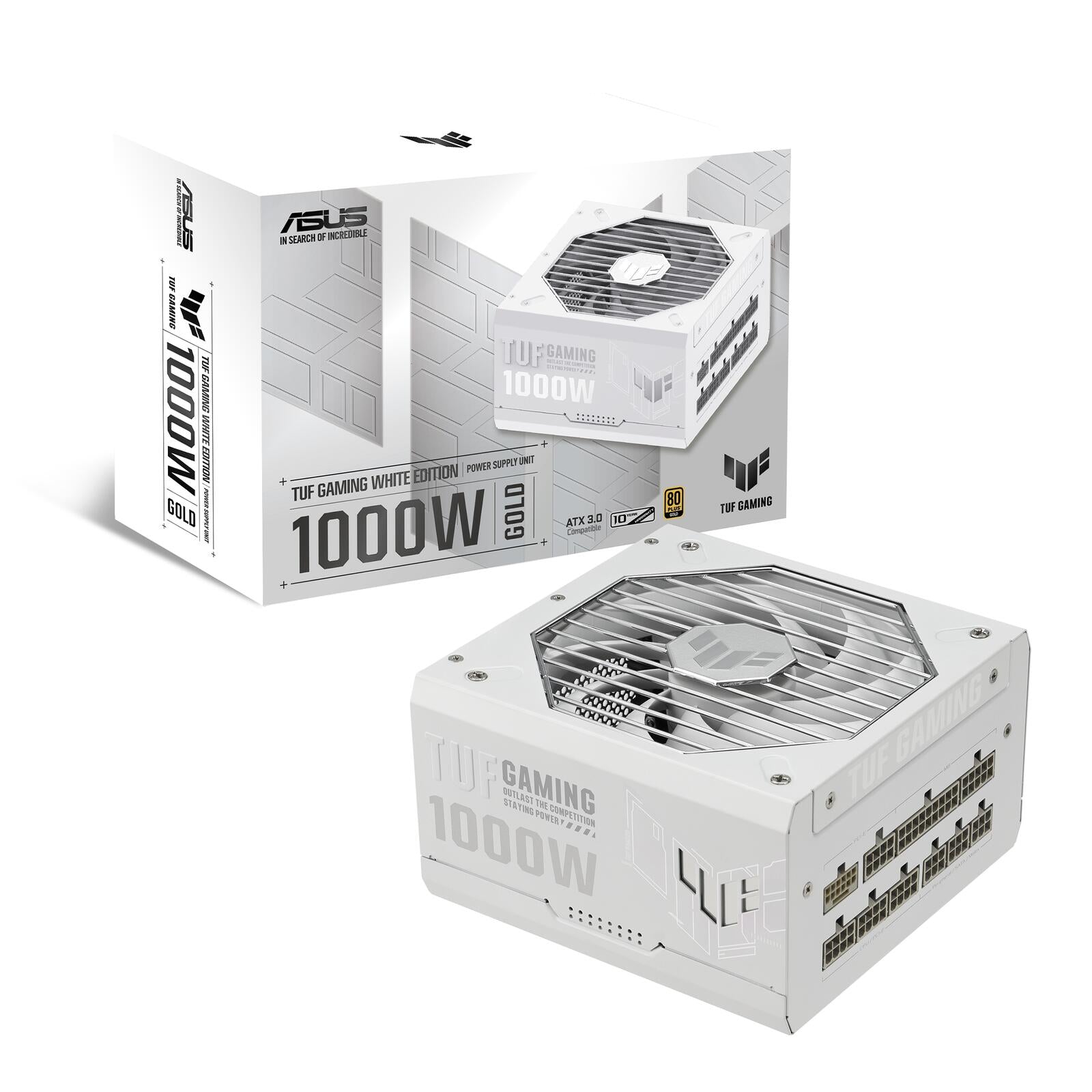 ASUS TUF Gaming 1000W Gold Gaming Netzteil (1000 Watt, vollmodulares Netzteil, ATX 3.0-kompatibel, Axial-tech Lüfter, PC