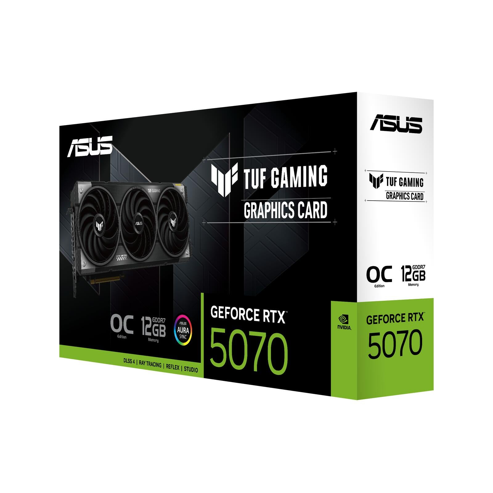 ASUS TUF GeForce RTX 5070 12GB GDDR7 OC Edition Gaming Grafikkarte
